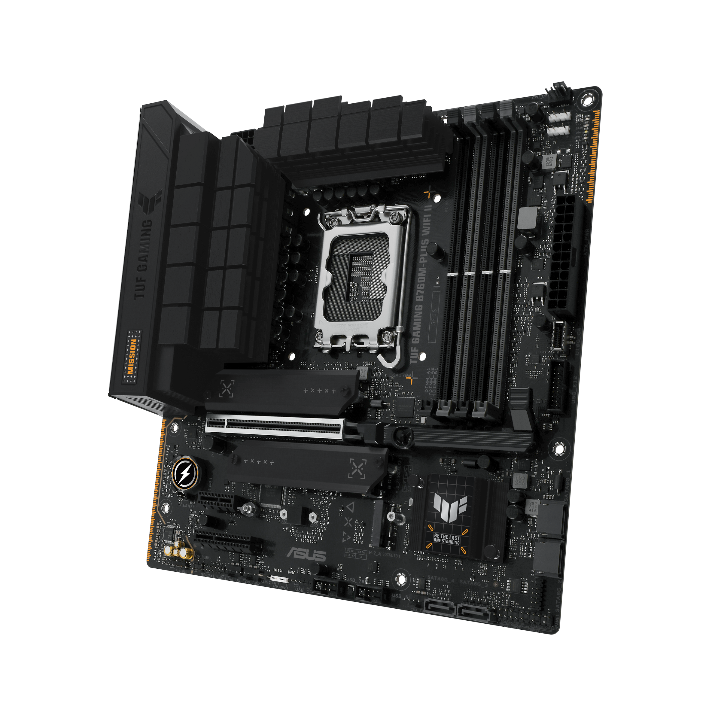 ASUS TUF GAMING B760MPLUS WIFI II LGA 1700 4xDDR5 microATX 4xSATA MB 1xHDMI 1xDP 3xM2