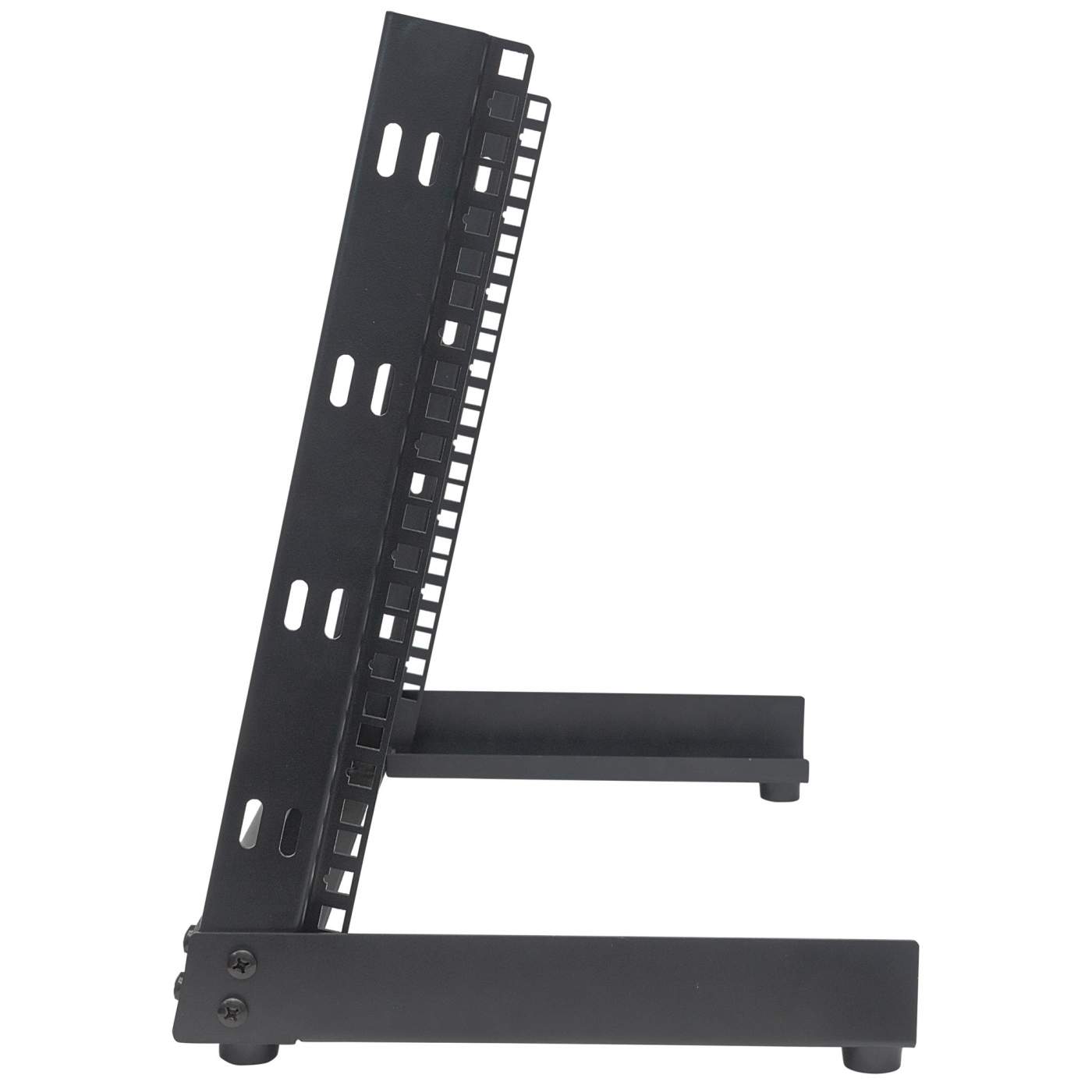 INTELLINET 48,3cm 8HE Laborgestell 2Pfosten DesktopLaborgestell 19 Zoll Flatpack schwarz