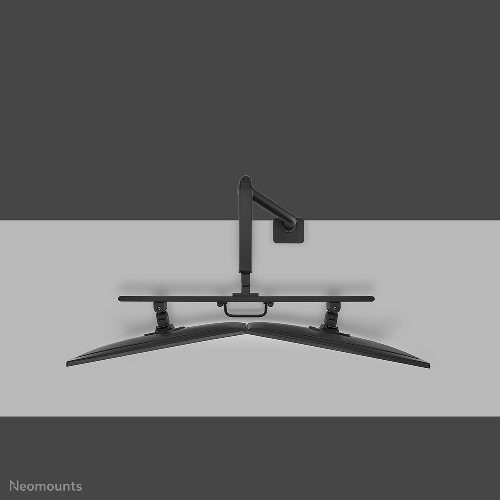 NEOMOUNTS Next One Desk Mount double display crossbar topfix clampgrommet