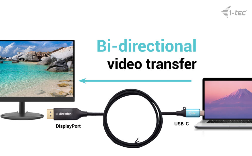 i-tec USB-C zu DisplayPort Adapterkabel