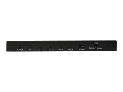 STARTECH.COM HDMI Splitter - 4-Port - 4K 60Hz - HDMI Splitter 1 In 4 Out - 4 Way HDMI Splitter - HDMI Port Splitter