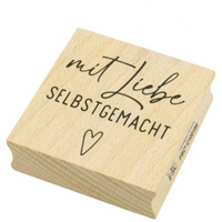 artoz Motivstempel Mit Liebe gemacht 4,0 x 6,0 cm, 1 St