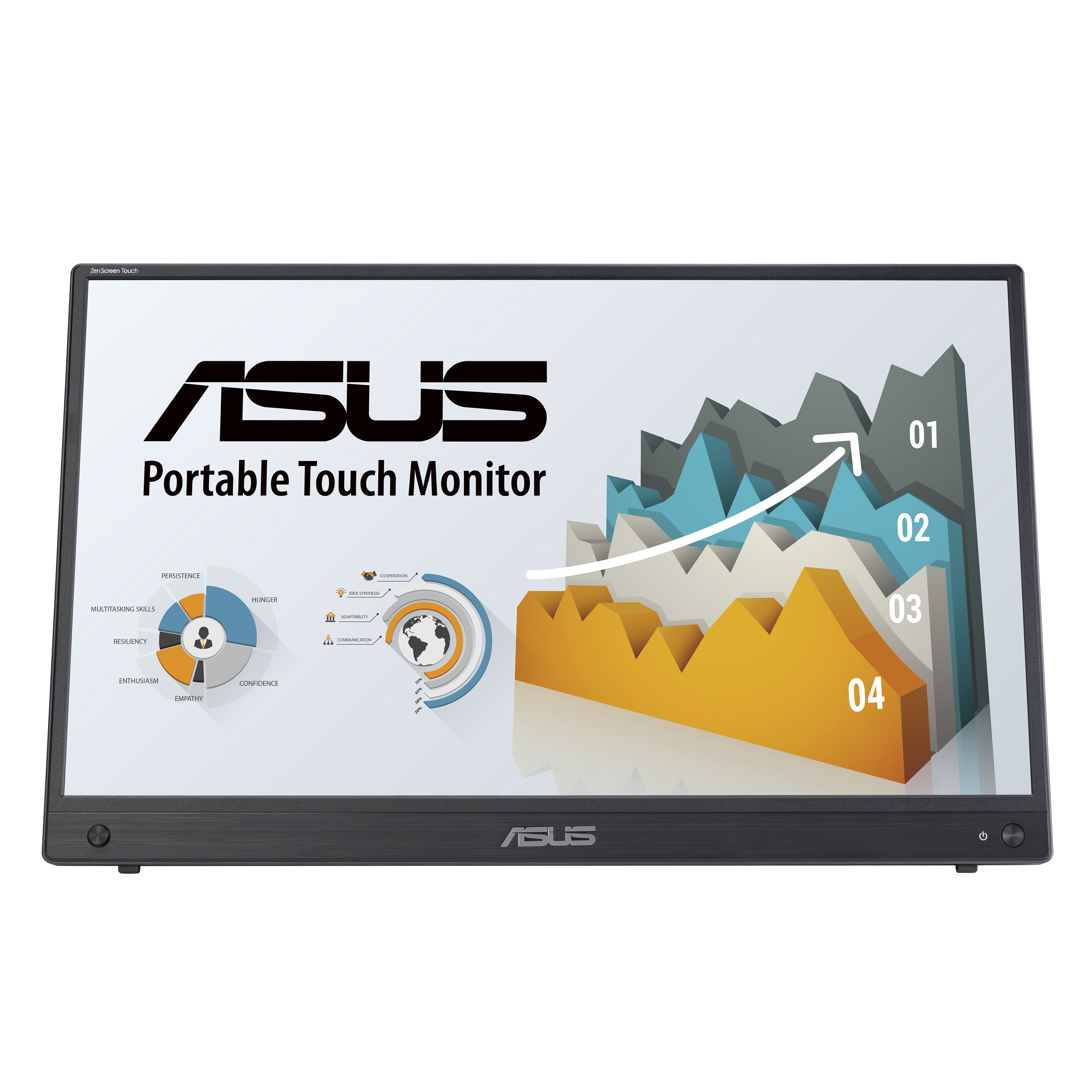 ASUS MB16AHT 39,62cm 15,6Zoll FHD IPS 60HZ 5MS HDMI MINIDP ZENSCREEN PORTABLE DARK GRAY