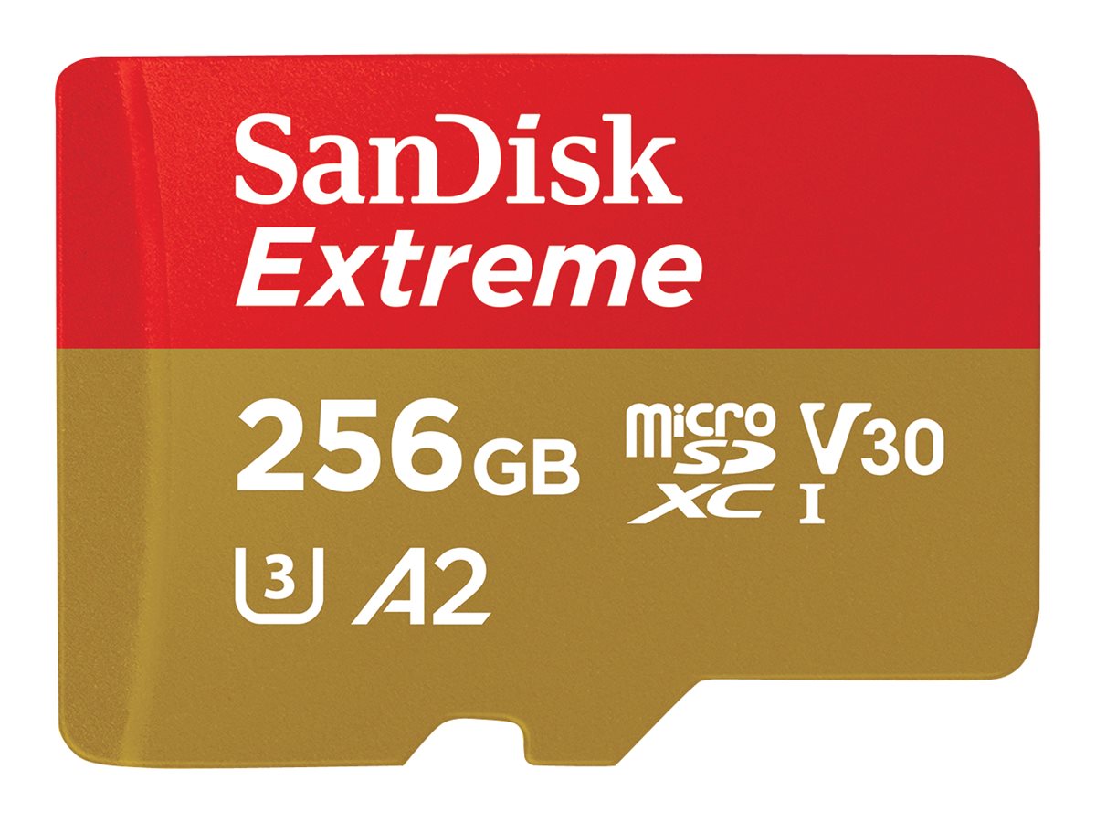 SanDisk Speicherkarte microSDXCCard Extrem, 256 GB, 1 St
