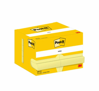 Postit Haftnotizen 656 gelb, 12 Blöcke