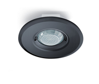 EsyLux Präsenzmelder PD-FLAT 360i/8 ROUND BLACK KNX