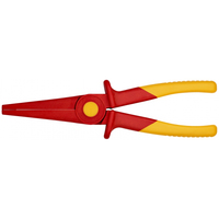 Knipex Flachrundzange aus Kunst iso flachrunde Backen 220mm