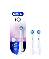 Braun Oral-B iO Sanfte Reinigung Aufsteckbürsten, weiß, 2 Stück 