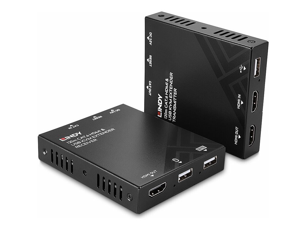 LINDY 120m Cat.6 HDMI & USB KVM Extender LINDY 120m Cat.6 HDMI & USB KVM Extender