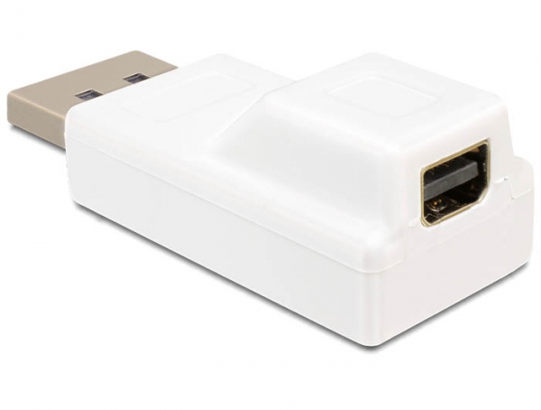 Delock Adapter Displayport 1.2 Stecker > Displayport mini Buchse Delock Adapter Displayport 1.2 Stecker > Displayport mini Buchse