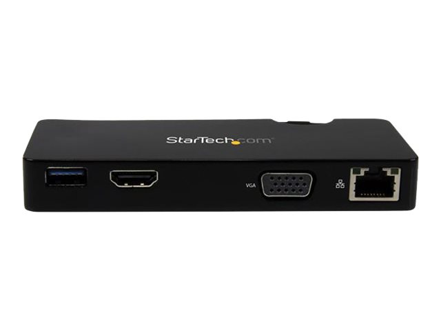 STARTECH.COM Travel Docking Station for Laptops - HDMI or VGA - USB 3.0