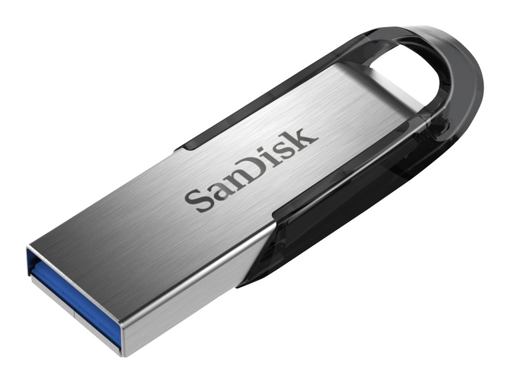 SanDisk USB-Stick Ultra Flair silber, schwarz 64 GB