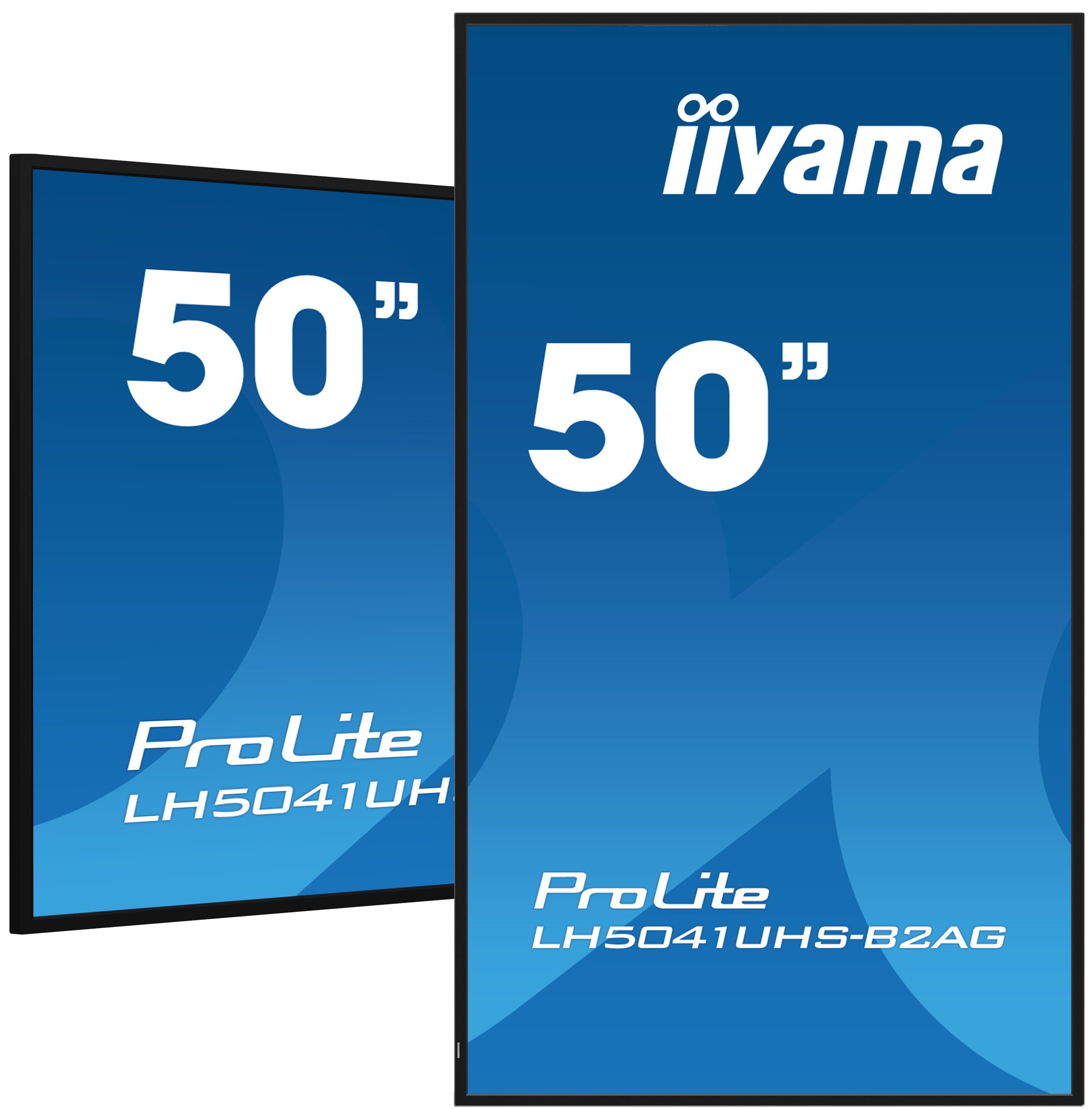 IIYAMA LH5041UHSB2AG 127cm 50Zoll 3840x2160 UHD VA panel 500cdm2 50001 Static Contrast 9,5ms Landscape or Portrait mode