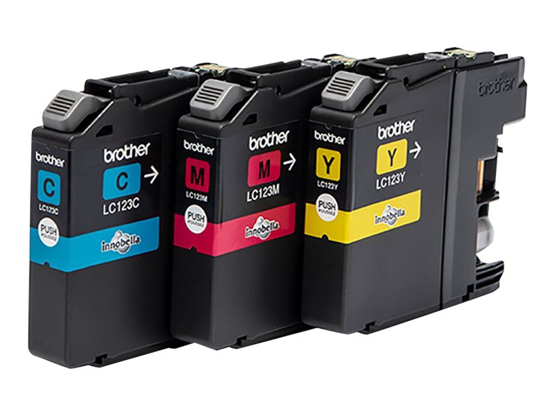 brother LC123CMY cyan, magenta, gelb Druckerpatronen, 3erSet