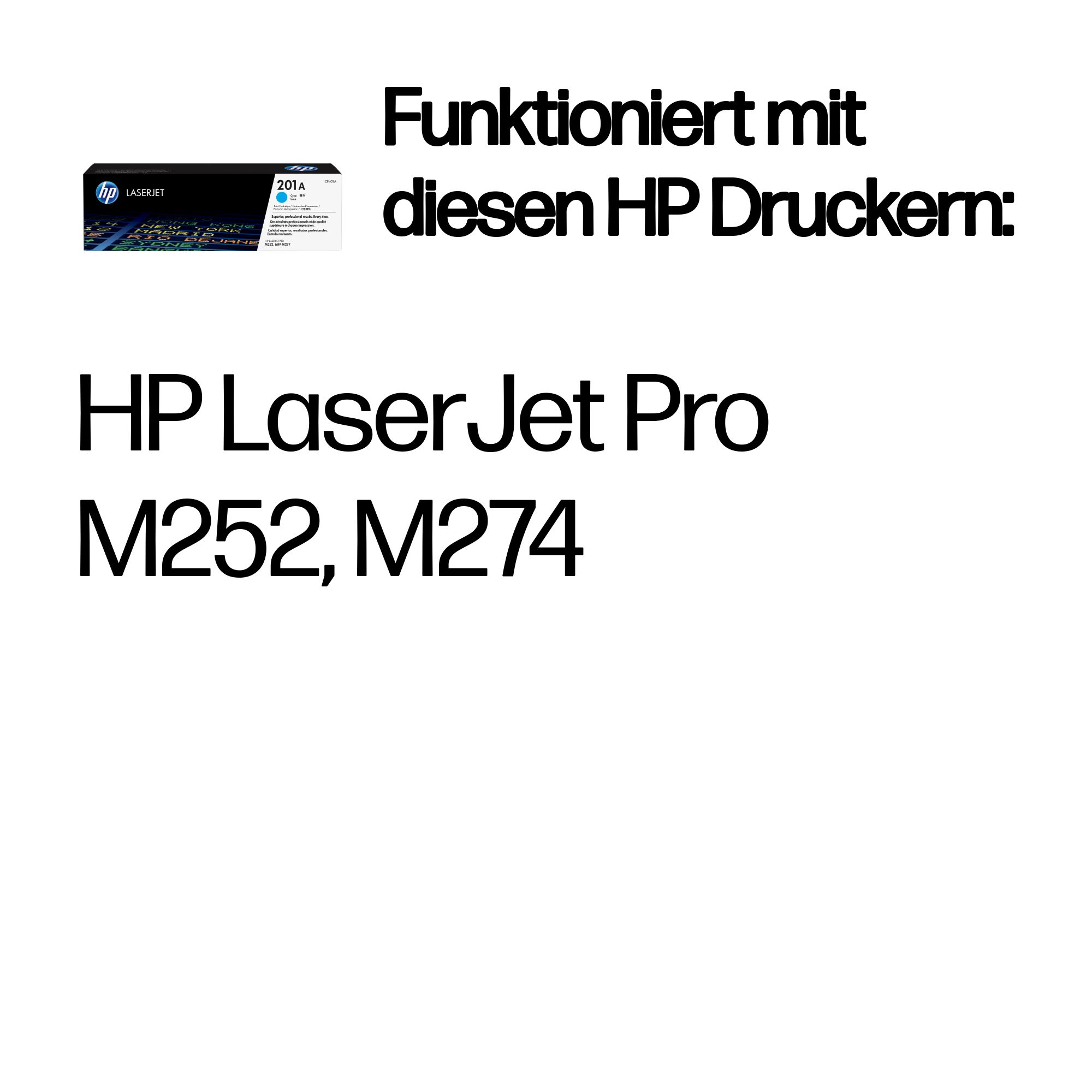 HP 201A CF401A cyan Tonerkartusche