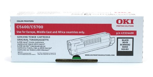 43324408 OKI C5xxx Toner black 6000