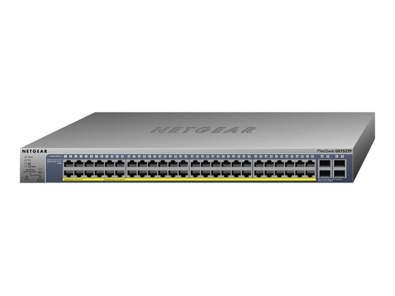 NETGEAR 52port GE POE+ Smart Managed Pro Switch W/Cloud Management W/1-Year Of Insight Subscription Gs752Tp NETGEAR 52port GE POE+ Smart Managed Pro Switch W/Cloud Management W/1-Year Of Insight Subscription Gs752Tp