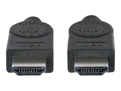 MANHATTAN High Speed HDMI-Kabel mit Ethernet-Kanal HEC ARC 3D 4K30Hz HDMI-Stecker auf HDMI-Stecker geschirmt schwarz 2m MANHATTAN High Speed HDMI-Kabel mit Ethernet-Kanal HEC ARC 3D 4K30Hz HDMI-Stecker auf HDMI-Stecker geschirmt schwarz 2m