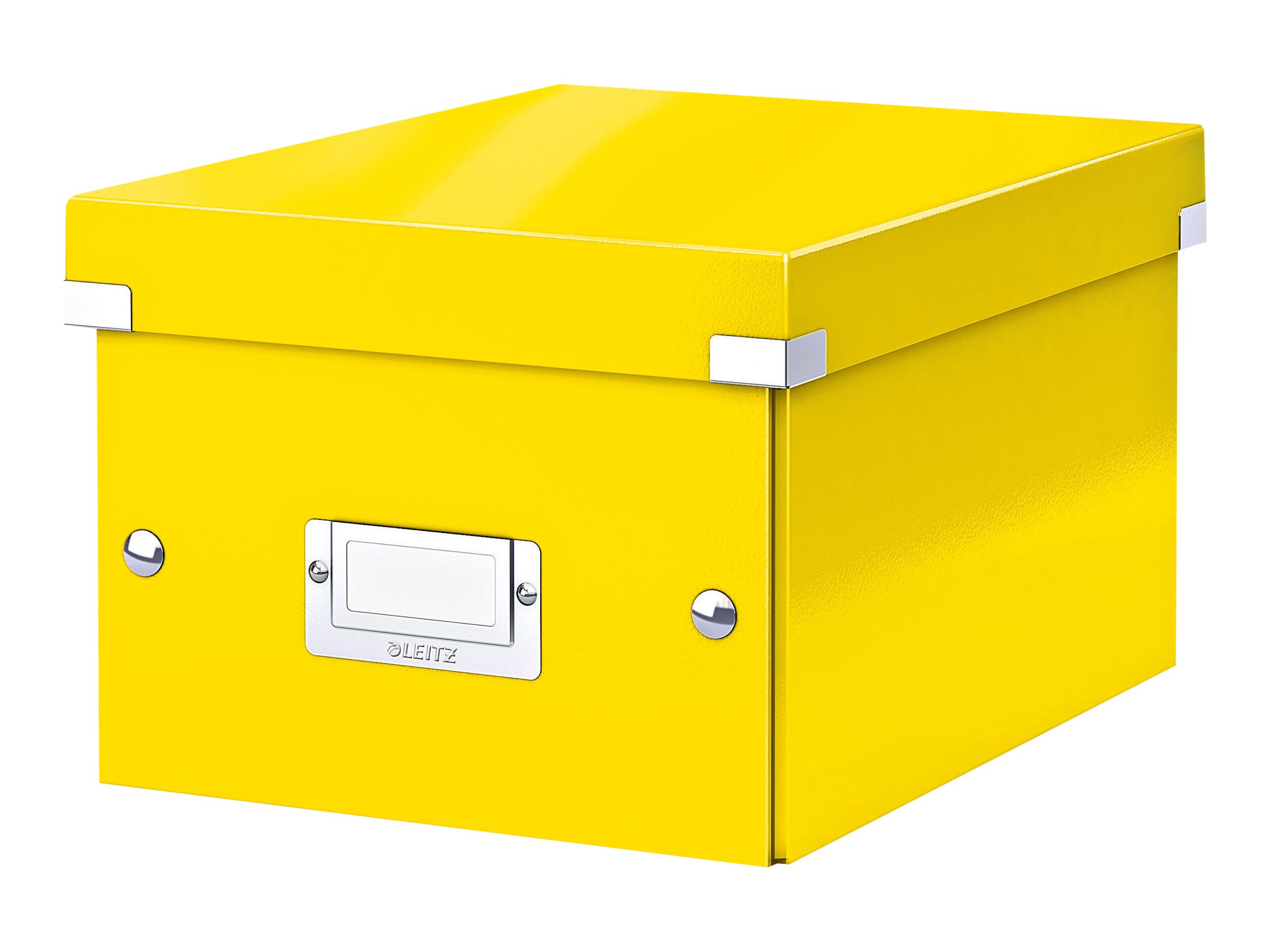 LEITZ Click & Store Aufbewahrungsbox 7,4 l gelb 21,6 x 28,2 x 16,0 cm LEITZ Click & Store Aufbewahrungsbox 7,4 l gelb 21,6 x 28,2 x 16,0 cm