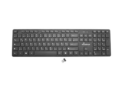MediaRange MROS107 Tastatur-Maus-Set kabellos schwarz