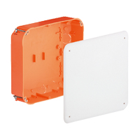 Kaiser Hohlwand-Abzweigkasten 9196-91 165x165mm orange Kaiser Hohlwand-Abzweigkasten 9196-91 165x165mm orange