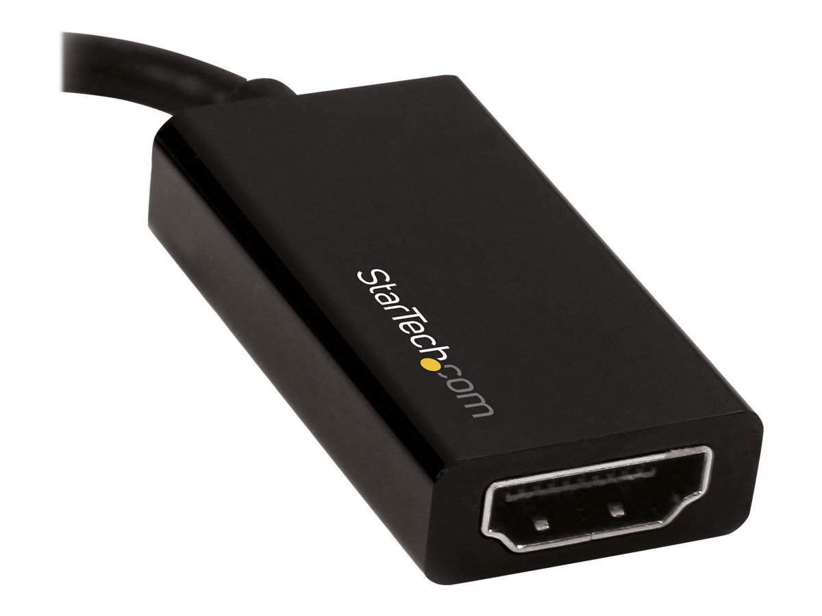 STARTECHCOM Mini DisplayPort to HDMI Adapter 4K mDP to HDMI Converter UHD 4K 60Hz