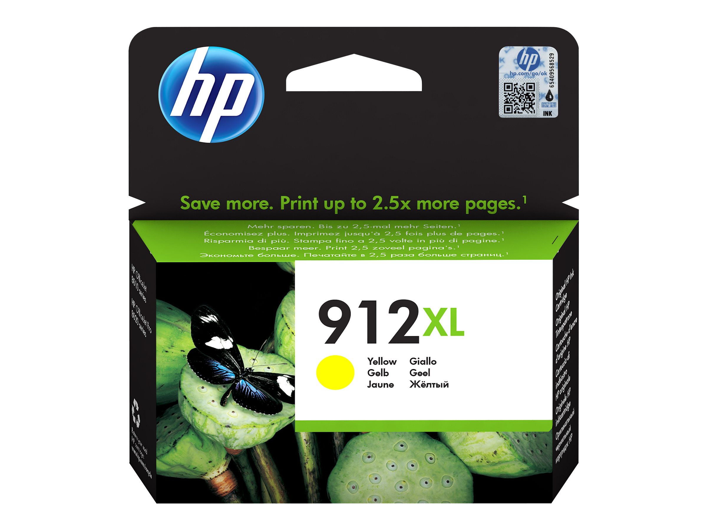 HP 912XL High Yield Yellow Ink HP 912XL High Yield Yellow Ink