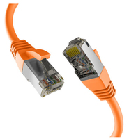EFB Netzwerkkabel CAT8.1 S/FTP PIMF 40GB Ethernet Kupfer 2m orange