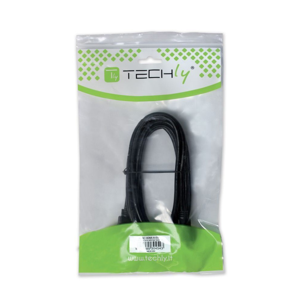TECHLY DisplayPort 12 Anschlusskabel schwarz AudioVideo 0,5m schwarz DisplayPort 20pol Stecker auf DisplayPort 20pol Stecker