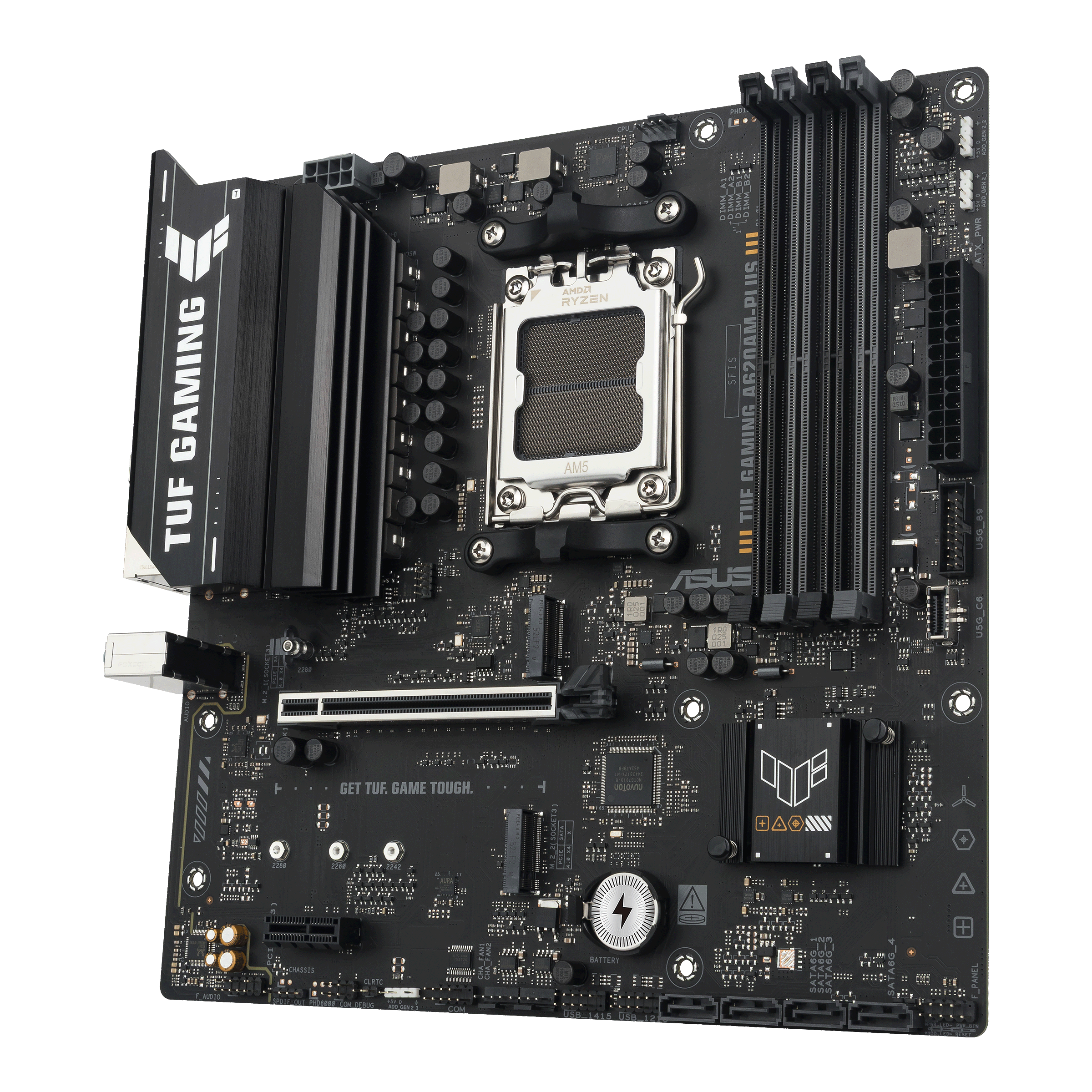 ASUS AMD A620A microATX motherboard 4xDDR5 1xHDMI 21 2xDP 14 2xM2 4xSATA