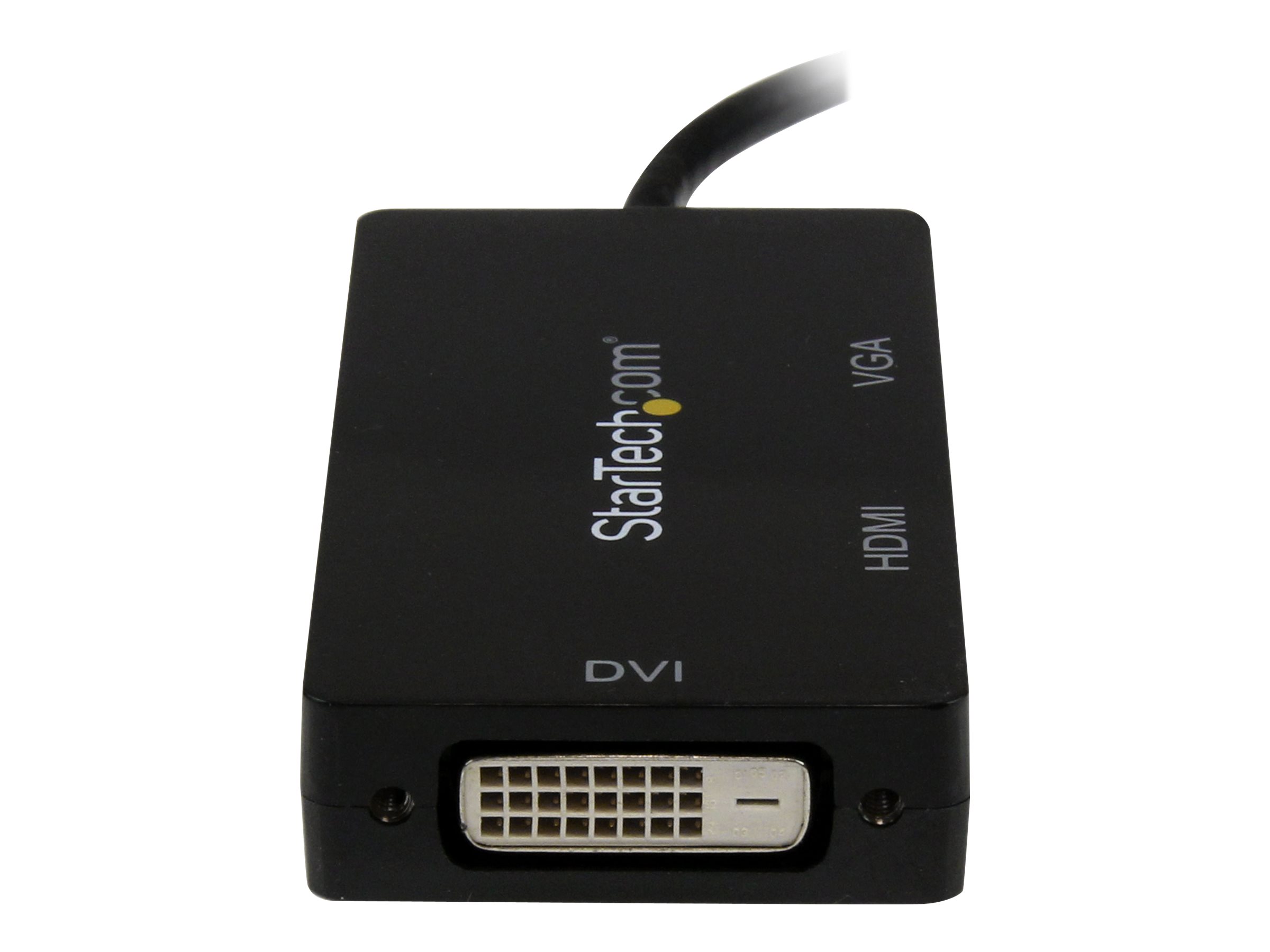 STARTECH.COM Travel A/V Adapter 3-in-1 Mini DisplayPort to VGA DVI or HDMI Converter