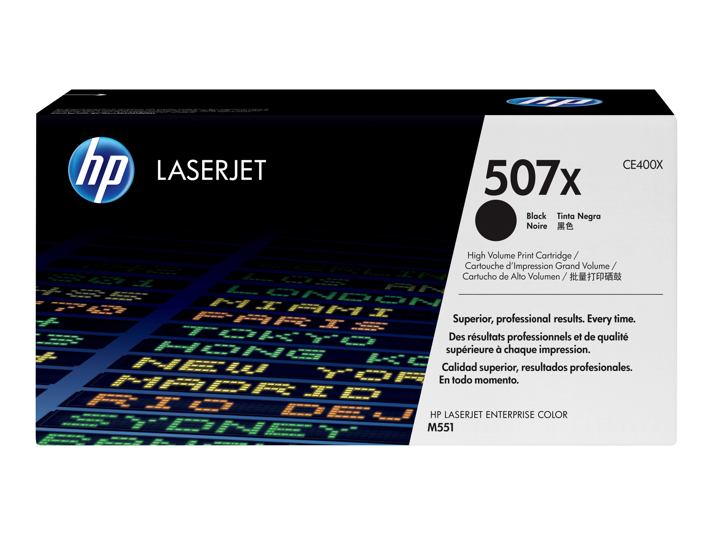 HP 507X (CE400X) schwarz Tonerkartusche