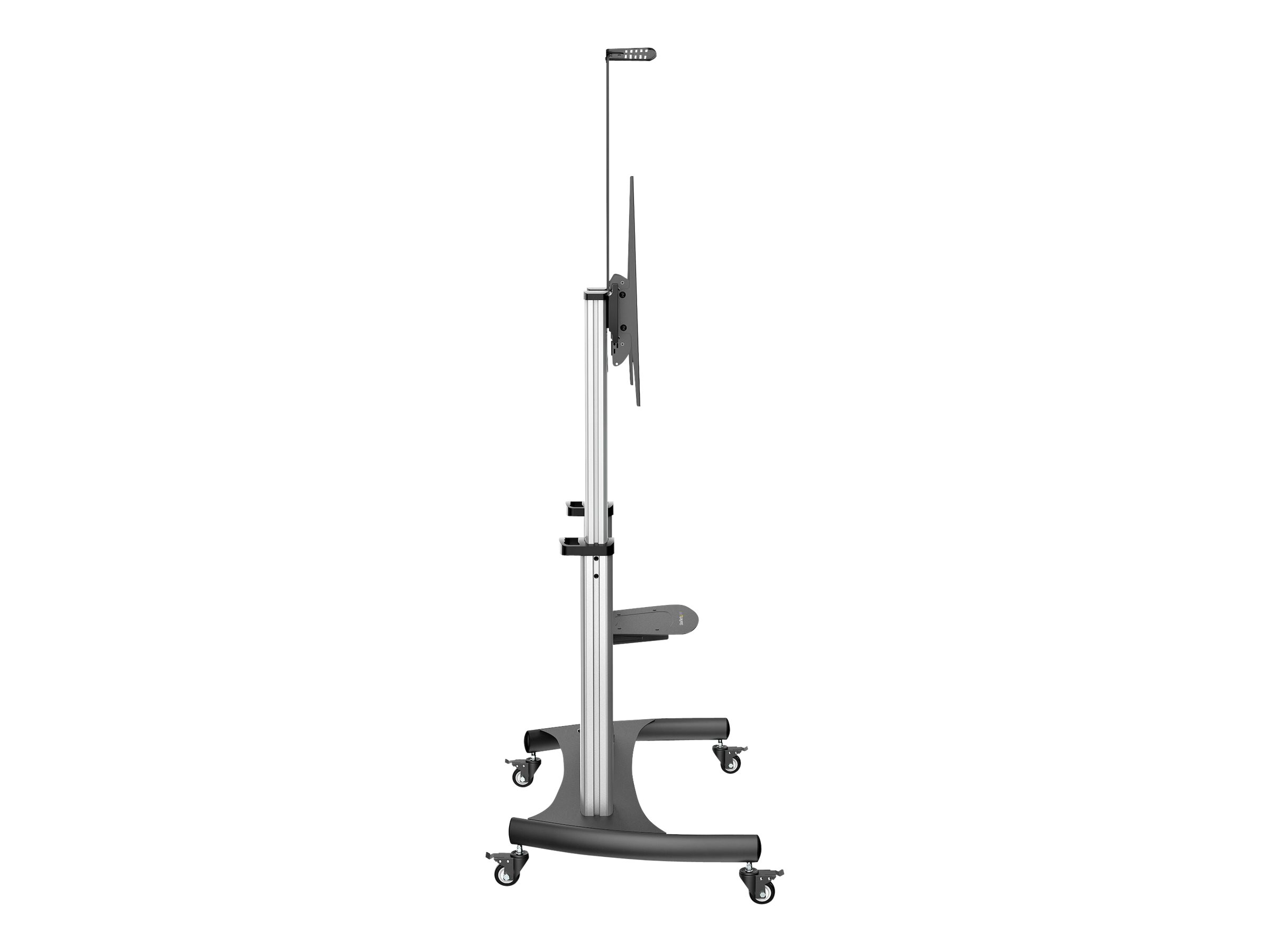 STARTECH.COM Mobile TV Stand - For 60-100inch Display 100kg Height Adjustable Rolling TV Floor Stand