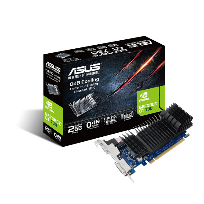GT730 2GB ASUS LP passiv GDDR5 GT730SL2GD5BRK