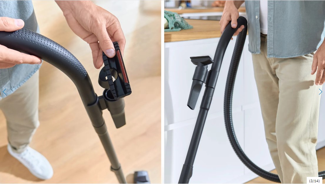 Bosch Bodenstaubsauger BGD38BU2 Serie 4 blau