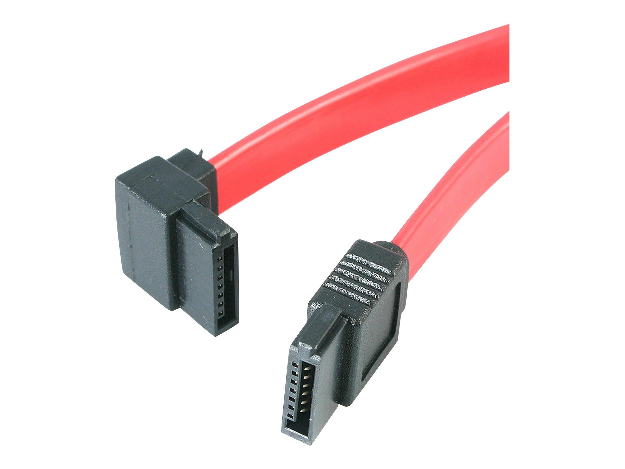 StarTech 18in SATA to Left Angle SATA Serial ATA Cable FF