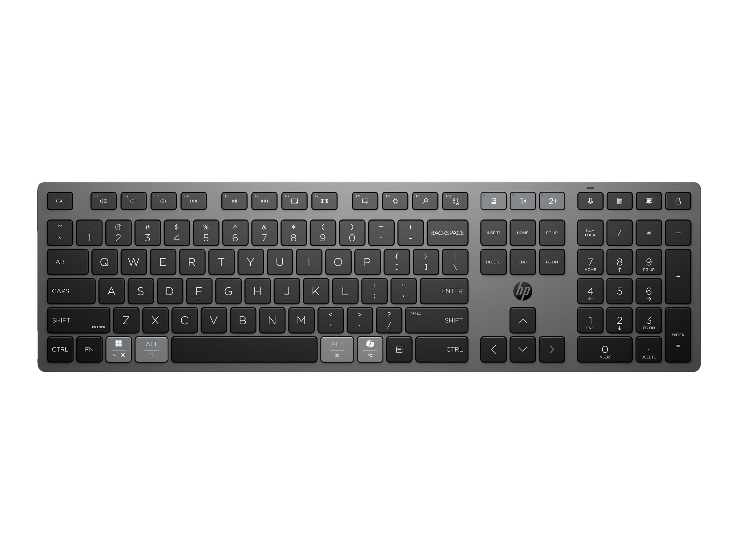HP 720 Dual-Mode Rechargeable Wireless Keyboard-GR (P)