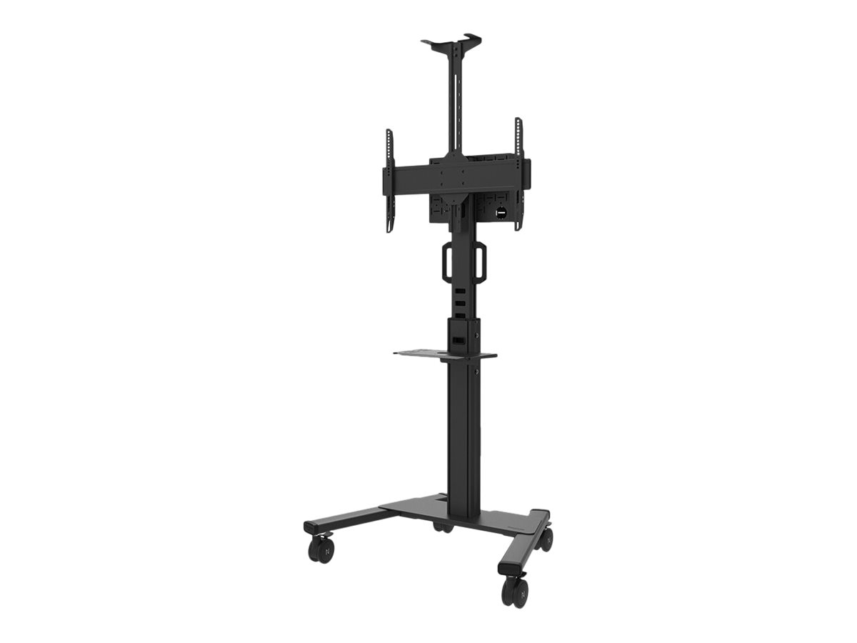 NEOMOUNTS Move Up Mobile Display Floor Stand 81,28cm 32Zoll - 190,5cm 75Zoll 10cm. Wheels