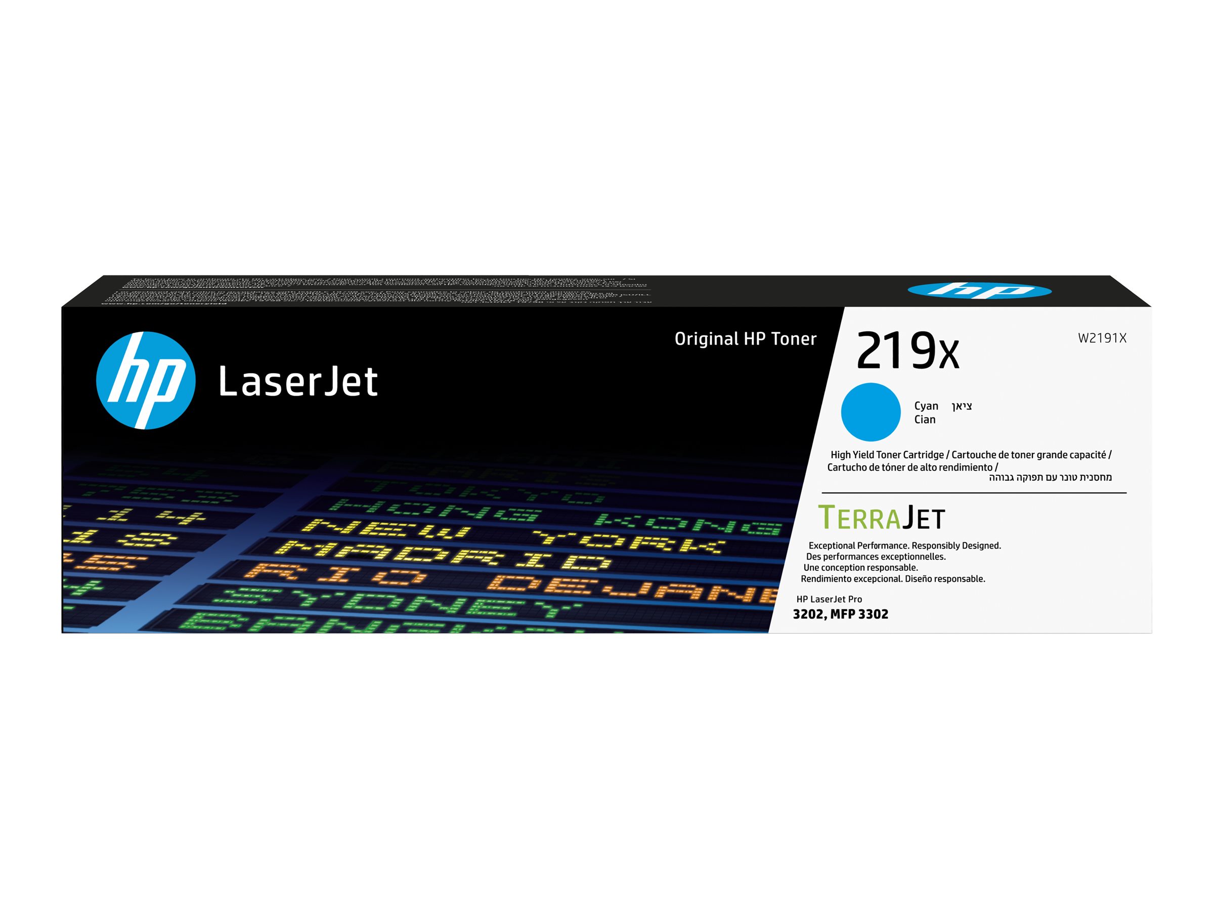 HP 219X W2191X cyan Tonerkartusche
