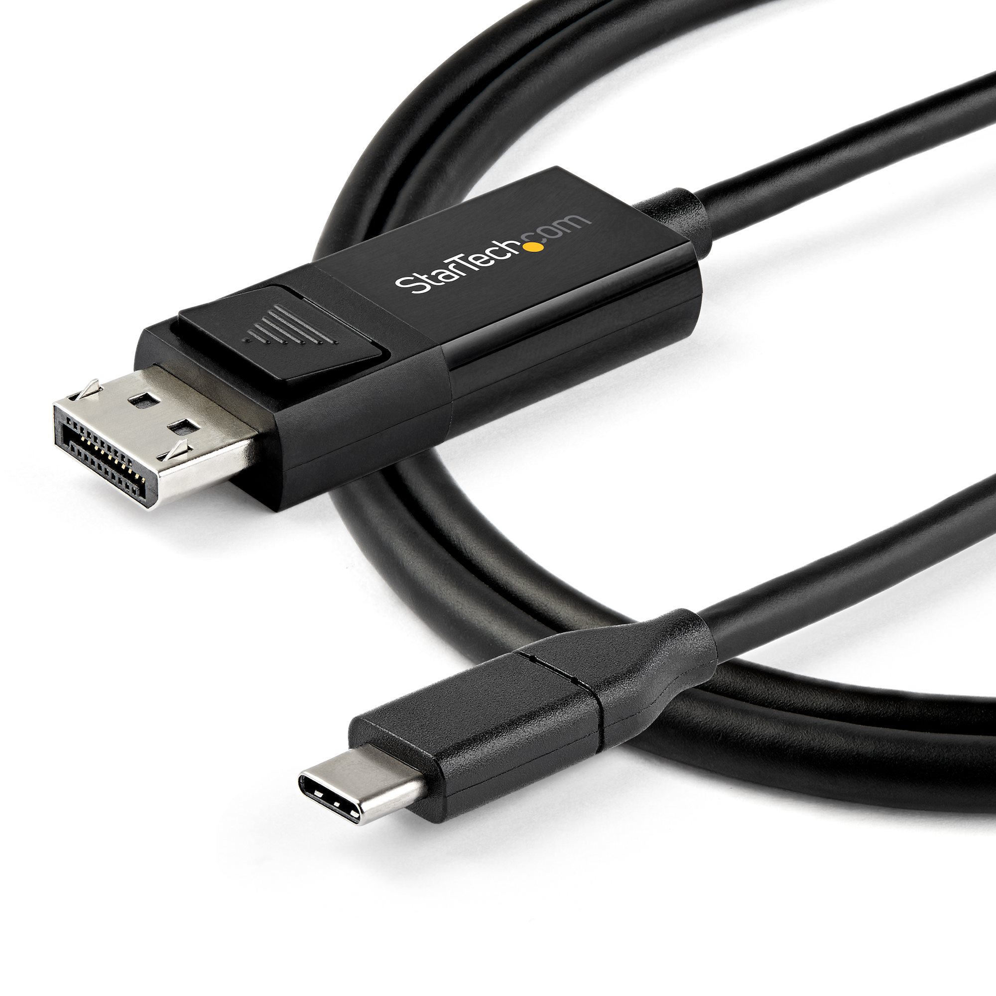 STARTECHCOM 33 ft 1m USB C to DisplayPort 14 CableBidirectional 8K 30 HBR3 Thunderbolt 3 USBC Adapter Cable