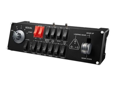 LOGITECH Flight Switch Panel Flight simulator instrument panel wired for PC