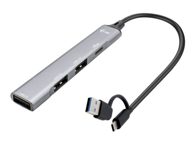 I-TEC USB-A/USB-C Metal HUB 1x USB-C 3.1 + 3x USB 2.0 I-TEC USB-A/USB-C Metal HUB 1x USB-C 3.1 + 3x USB 2.0