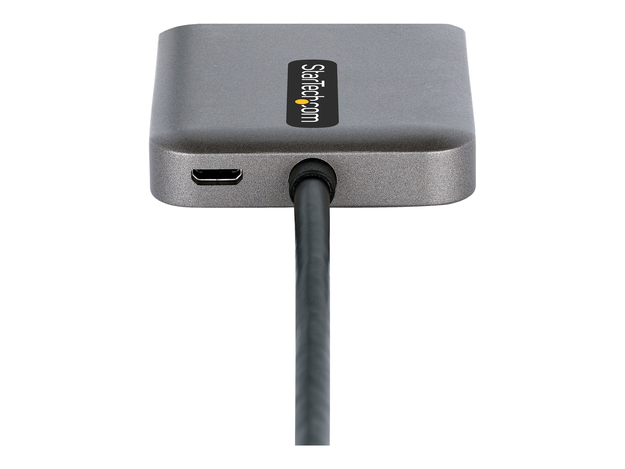STARTECH.COM Displayport MST Hub auf Dual HDMI 4K 60Hz - DP 1.4 Multi Monitor Adapter/Multi Stream Transport Hub - 30cm Kabel