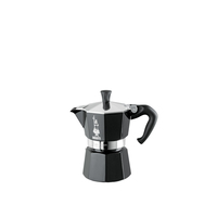 Bialetti Moka Express Schwarz, Espressokocher für 3 Tassen 