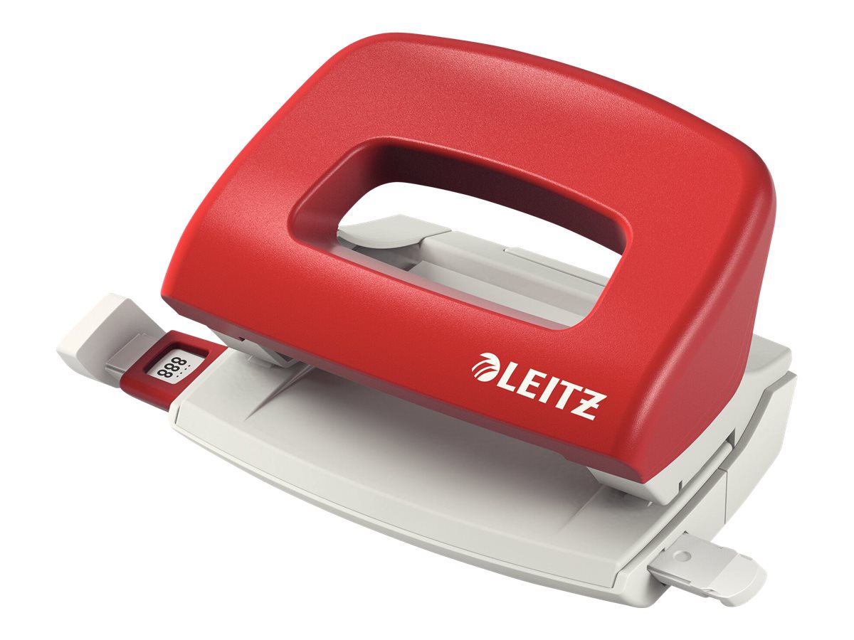 LEITZ Locher NeXXt Mini 5058 rot, 1 St