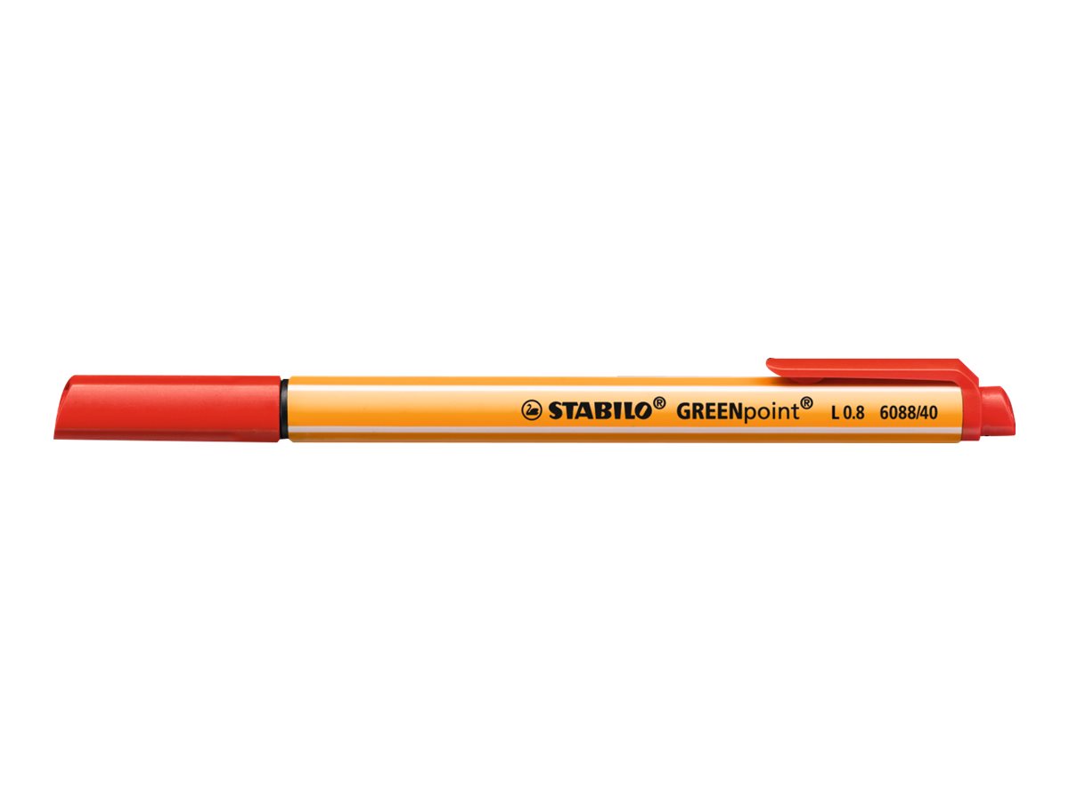 STABILO GREENpoint Filzstift rot, 1 St. STABILO GREENpoint Filzstift rot, 1 St.