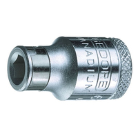 GEDORE 1/4 6-kant x 3/8 4-kant Bit-Adapter, 1 Stueck GEDORE 1/4 6-kant x 3/8 4-kant Bit-Adapter, 1 Stueck
