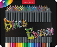 FABER-CASTELL Black Edition Buntstifte farbsortiert, 100 St. FABER-CASTELL Black Edition Buntstifte farbsortiert, 100 St.