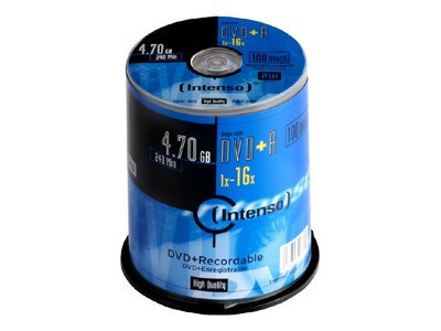 INTENSO DVD+R 4.7GB 16x (100) CB INTENSO DVD+R 4.7GB 16x (100) CB