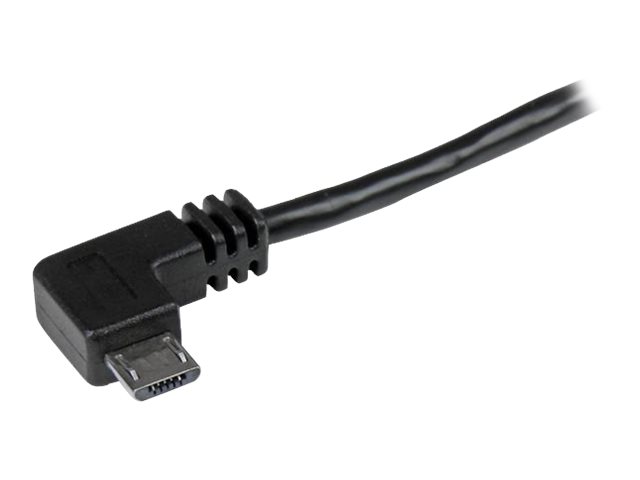 StarTech.com Micro USB Kabel mit rechts gewinkelten Anschlüssen - Stecker/Stecker - 1m - USB A zu Micro B Anschlusskabel - USB-Kabel - 1 m